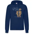 Urban Backwoods Hoodie Moo I'm A Horse Herren Hoodie Modern Fun Family Philip Humphrey „Phil“ (1-tlg) Dunphy Cameron Tucker blau M