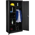 tectake® Spind mit 6 Fächern 180 x 80 x 40 cm - Schwarz