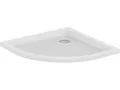 Ideal Standard Viertelkreis-Brausewanne 900x900x80mm, Weiß