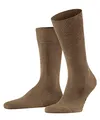 FALKE Herren Socken Family M So Baumwolle einfarbig 1 Paar, Braun Nutmeg Melange 5410, 43-46