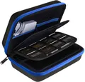 AUSTOR Hart Tasche Tragetasche Nintendo Ladekabel 3DS Konsole Zubehör Blau