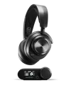 SteelSeries Arctis Nova Pro Wireless - Headset - ohrumschließend - Bluetooth / 2,4 GHz Funkfrequenz - kabellos - aktive Rauschunterdrückung - mit GameDAC Gen 2 - für Nintendo Switch, Sony PlayStation 4, Sony PlayStation 5