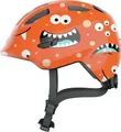Abus Kinderfahrradhelm "SMILEY 3.0" Gr. S, orange (orange monster), S Kopfumfang: 45cm - 50cm