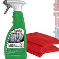 Sonax SmokeEx Geruchskiller & Frische-Spray Geruchsentferner + 2x Mikrofasertuch