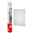 tesa FALT Insektenschutz für Fenster, grössenverstellbarer Alu-Rahmen, faltbar (140 x 140 cm) (55214-00000-00)