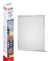 tesa Insect Stop FALT Alu Rahmen teleskopierbar Premium für Fenster –vormontierter Alu-Rahmen - Fliegengitter - mit verstellbarem Teleskoprahmen - 80 cm x 80 cm bis 140 cm x 140 cm - Weiß
