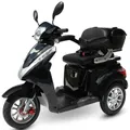 ECO ENGEL 501 Schwarz, Senioren Roller, 25 km/h, Elektromobil, Elektroroller
