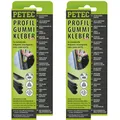 Petec Profilgummikleber Montagekleber 2x 70ml Tube für Gummi Leder Holz uvm