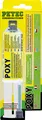PETEC Poxy Transparenter 2K Universal Klebstoff 24 ml Kleber Doppelspritze