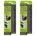 Petec 2x Profilgummikleber 70ml Sb-Karte