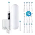 Oral-B Elektrische Zahnbürste - iO 6 + Reiseetui + 12 Aufsteckbürsten Ultimat...