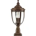 Elstead English Bridle Außen-Stehleuchte E14 3-fach 64cm Britische Bronze IP44 - Bronze