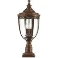 English Bridle - 3 Licht Große Außenleuchte Britisch Bronze Ip44, E14 - Elstead