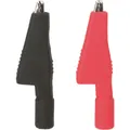 Testboy Krokoklemmensatz (schwarz / rot) Krokodilklemmen-Set Schwarz, Rot   1...