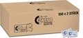 Extra Professional Kaugummi Zuckerfrei, White, 150 x 2 Dragees, Großpackung Chewing Gum, Xylitol Kaugummi ohne Zucke mit Minz Frische (100 Dragees)