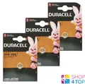 3x Duracell 395 399 SR927SW Silberoxid Knopfzellen 1,55V Uhrbatterien