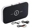 VERK GROUP Bluetooth Sender Empfänger 2 in1 Audio Adapter 3.5mm Transmitter Wirel Bluetooth-Adapter