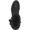 s.Oliver Damen Stiefel Langschaft Riemen Schnalle Warmfutter 5-26603-41, Größe:38 EU, Farbe:Schwarz - Schwarz - 38