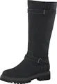 s.Oliver Damen Hohe Stiefel ohne Absatz Kniehoch Blockabsatz, Schwarz (Black), 38 EU