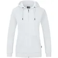 JAKO Organic Kapuzenjacke Damen Weiss, 46 Damen