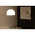 Lampe Vessa Bogenstandleuchte 1,7m Chrom/weiß - Brilliant