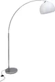 Brilliant Stehlampe, weiß, E27, 166 cm, warmweiß