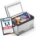 PLUG IN FESTIVALS - elektrische Kühlbox - Kompressor Gefrierbox bis -20 Grad - Kühlbox Auto - Camping Kühlschrank - Powerstation zum Kühlen - 12V 230V - 30 Liter