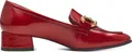 Tamaris Damen Slipper Penny Loafer Zierspange Halbschuh Karreé 1-24316-43, Größe:42 EU, Farbe:Rot