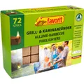 Grill- und Kaminanzünder aus Naturholz von Favorit, 72er Packung