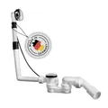 Ab und Überlaufgarnitur Badewanne 40/50 mm  Badewannen Ablaufgarnitur Chrom K...