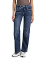 Street One Wide Leg Jeans mid Blue Soft Washed 28