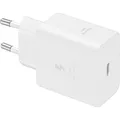 Wandladegerät GaN USB-C 45W PD PPS Samsung Netzladegerät Ladegerät Weiß