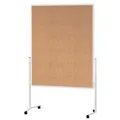 Magnetoplan® Moderationswand  Einteilig  Naturkork-weiß Besprechungswand
