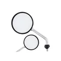 Spiegel SIP Style Shorty chrom Ø110mm M8 für Vespa GTS, GTS Super HPE 125, 300