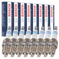 8x BOSCH FR7KPP332 0242235776 Zündkerze für BMW E60 E61 E63 E64 E65-67 X5 N62
