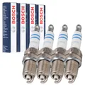 4x BOSCH FR7KPP332 0242235776 Zündkerze für BMW E81-88 E46 E90-93 E60 X1 X3 Z4