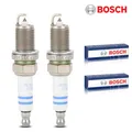 2X BOSCH 0242235776 ZÜNDKERZEN FÜR BMW E46 E91 E90 E92 E93 E81 E82 1212014187
