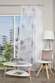 HOME WOHNIDEEN Vorhang RAWLINS (1 St), Kräuselband, transparent, Microfaser, Schal aus Voile bedruckt