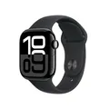 Apple Watch Series 10 GPS 42mm S/M MWWE3QF/A Aluminiumgehäuse Schwarz Sportarmband Schwarz