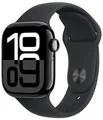 Apple Watch 10 GPS Diamantschwarz Alu 42mm Sportarmband Schwarz S/M MWWE3