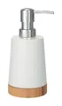 WENKO Seifen Spender Bamboo 330 ml Lotion Dosierer WC Bad Accessoires Gäste