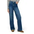 Zero Slim-fit-Jeans Damen weites Bein 32 Inch blau 36
