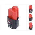 Milwaukee - M12 B2 Akku 12 V 2,0 Ah / 2000 Mah Li-ion ( 4932430064 )