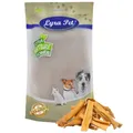 Lyra Pet® 1 kg Rinderkopfhaut hell | Naturbelassener Kausnack zahnreinigend | Proteinreiches Leckerli für Hunde | Langanhaltender Kauspaß | Fettarm & leicht verdauliches Hundefutter