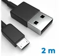 Justcom Asus ZenFone Max M1 USB-Kabel, Micro-USB, USB-A (200 cm), Schnellladekabel, Datenkabel, Handy, Tablet