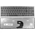 DE Schwarz Tastatur mit Grau Rahmen, Ohne Beleuchtung kompatibel für Lenovo IdeaPad Z500G - Schwarz
