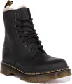 DR MARTENS 1460 Serena Schnürsenkel Leder Knöchel Damenstiefel Schwarz EU 36-42