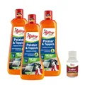 POLIBOY Teppich & Polster Reiniger - Ergiebiger Textilreiniger - Teppichreiniger auch für Schamoniergeräte - 3x 500 ml - Mit Produktprobe - Made in Germany