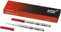 Montblanc® 124516 Kugelschreibermine - M, 2 Minen, nightfire red