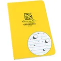 Rite in the Rain Allwetter Soft Cover Notebook, 4 5/20,3 cm X 7 1/10,2 cm, Universal Muster (Nr. 374) gelb